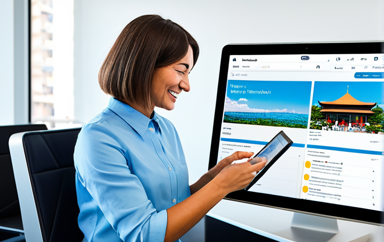 AI-Powered Travel Planning**

"A professional travel agent, fully clothed in appropriate office attire, assisting a tourist using an AI-powered travel planning app on a tablet, showcasing personalized itinerary options. Modern travel agency setting, bright and professional, safe for work, appropriate content, perfect anatomy, natural proportions, high quality, family-friendly."

**
